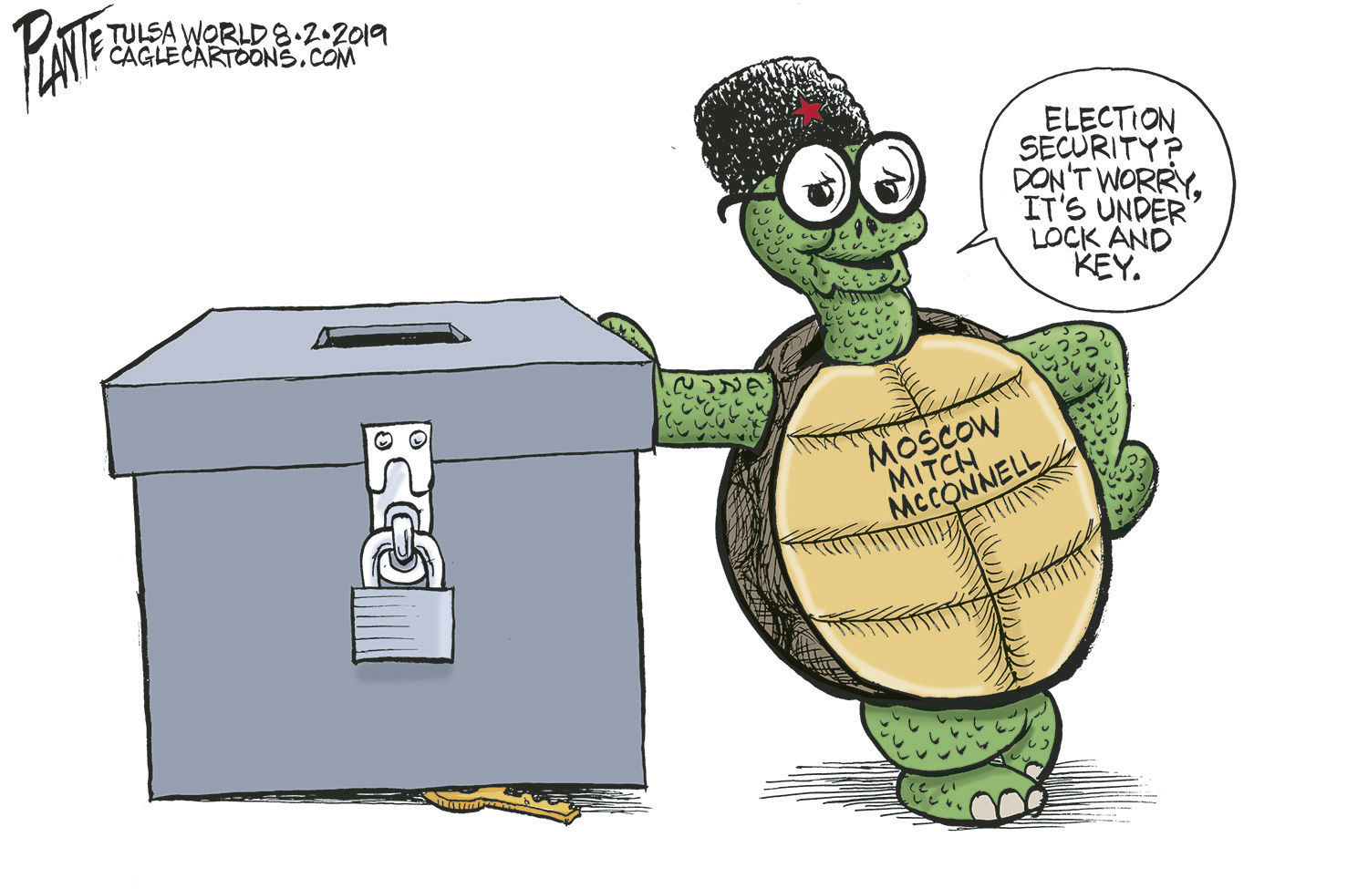 Bruce Plante Cartoon: Moscow Mitch